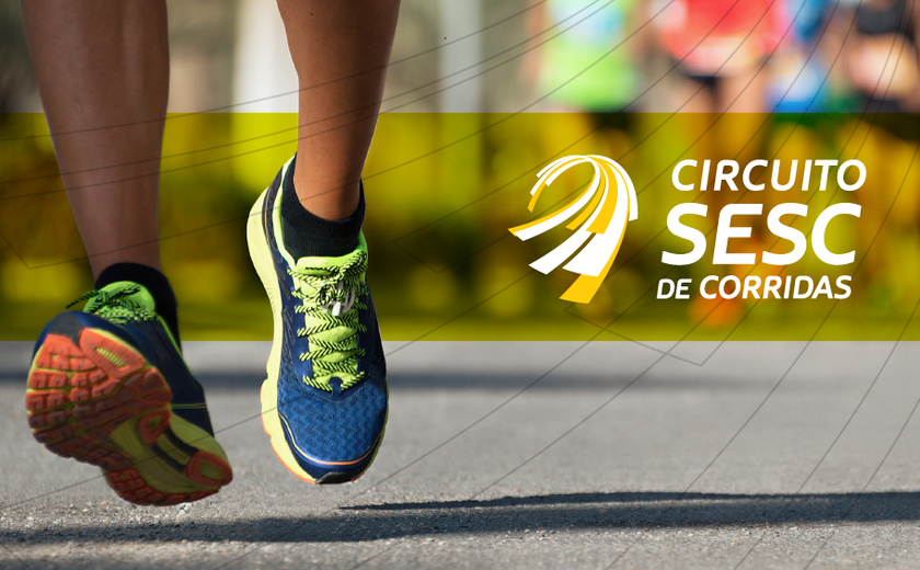 Inscrições para o Circuito Sesc de Corridas começam no dia 1º de outubro