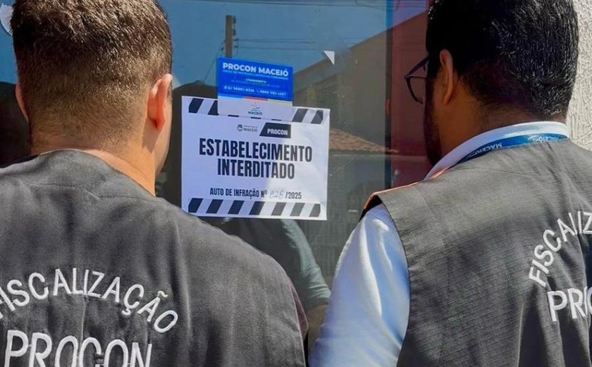 Procon Maceió interdita academia na Jatiúca por irregularidades e risco à segurança