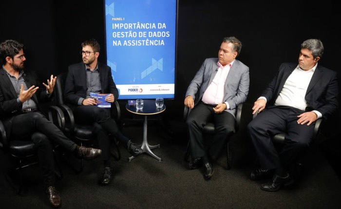 Seminário “Oncologia no SUS – Caminhos para implementar a nova política nacional” realizado no estúdio do Poder360, em Brasília