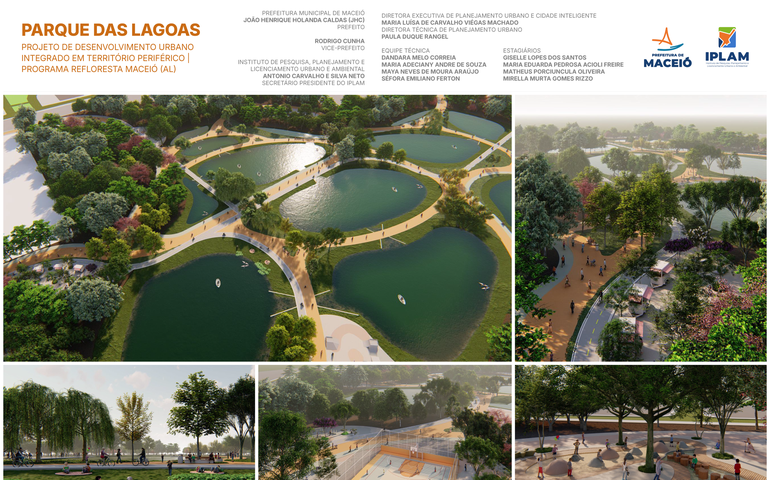 Projeto Parque das Lagoas coloca Maceió entre as finalistas do Mapa de Iniciativas Urbanas