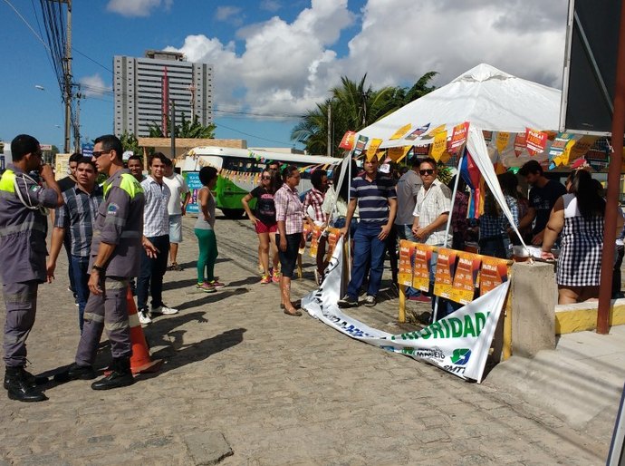 SMTT realiza blitz educativa de São João na Serraria