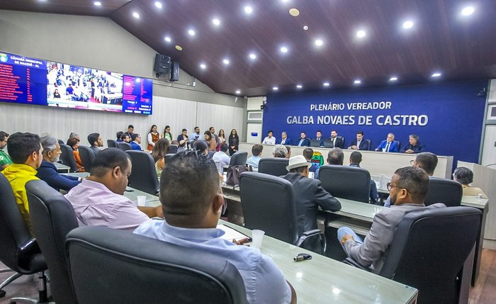 Câmara de Maceió durante audiência pública