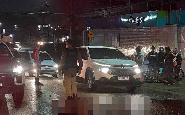 Um morre e outro fica ferido em acidente com duas motos