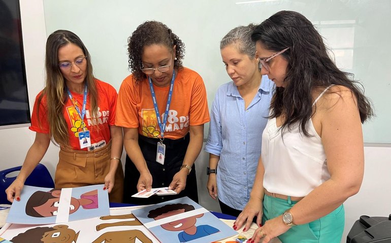 Servidores do CER/Uncisal são capacitados em oficina sobre proteção de crianças e adolescentes