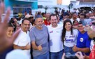 Prefeita Marcela Gomes mostra força política em ato de apoio a Arthur Lira, Luciano Amaral e Gilvan Filho, em Novo Lino