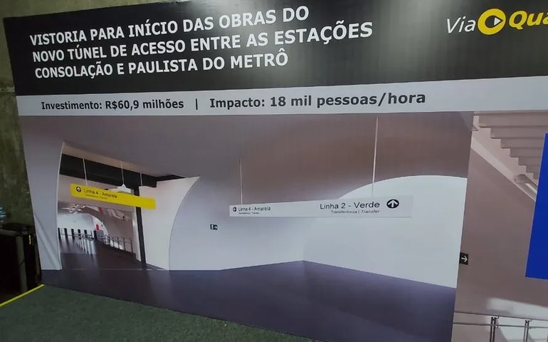Metrô: SP dá início à construção de novo túnel de estações Consolação e Paulista