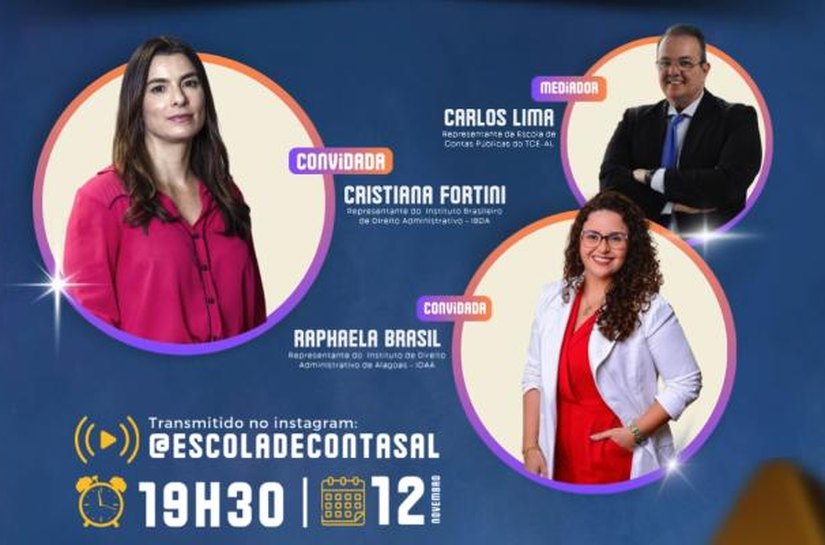 Escola de Contas do TCE/AL promove novo episódio do Conecta Contas sobre sanções em contratos públicos