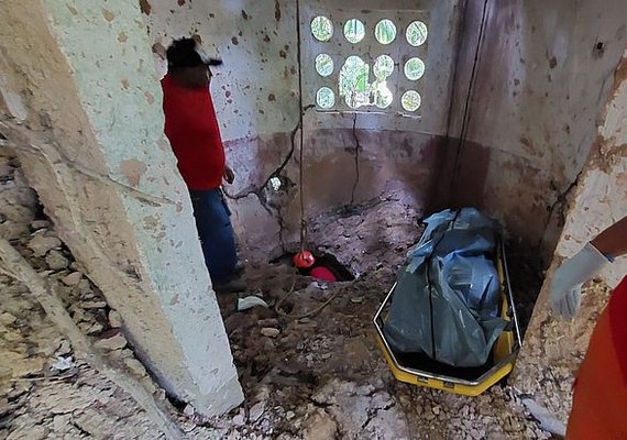 Corpo decapitado é encontrado em área de difícil acesso no Tabuleiro do Martins