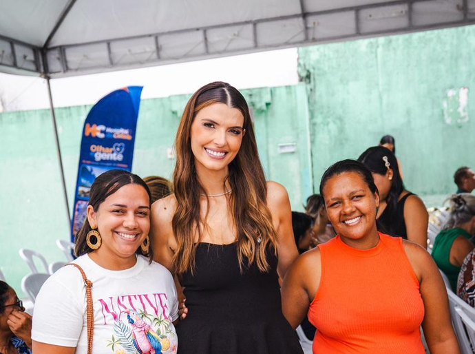 Marina Candia leva o programa Olhar da Gente a Ipioca e e garante mais de 150 atendimentos