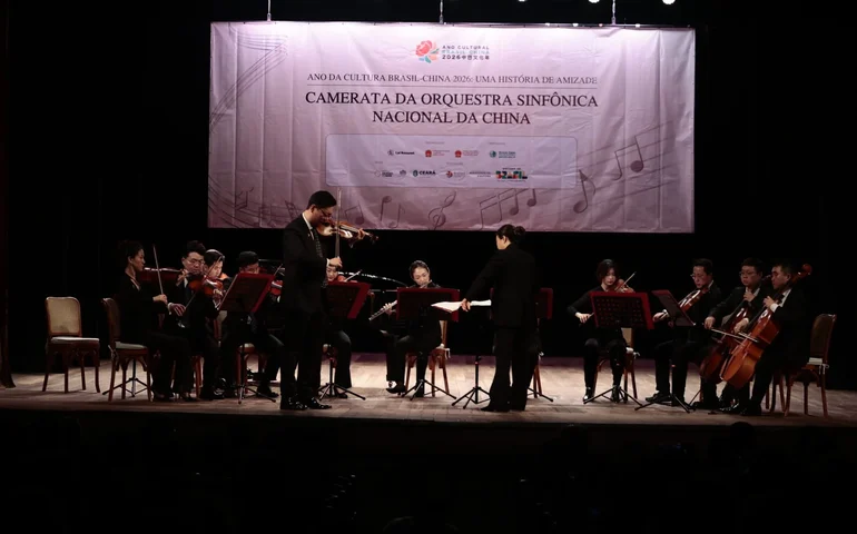 Camerata da Orquestra Sinfônica Nacional da China lota Theatro José de Alencar em apresentação inédita em Fortaleza