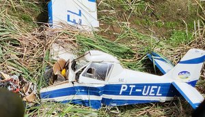FOTO 6 - QUEDA DE AVIÃO AGRÍCOLA NO INRTERIOR DO ESTADO / Foto: Foto: SSP/ Divulgação