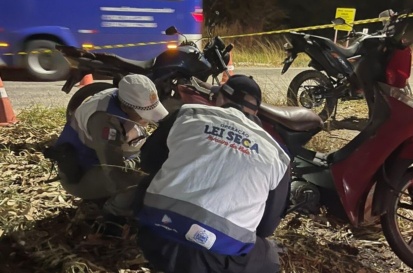 Operação Lei Seca prende dois homens em flagrante por adulteração de motocicletas