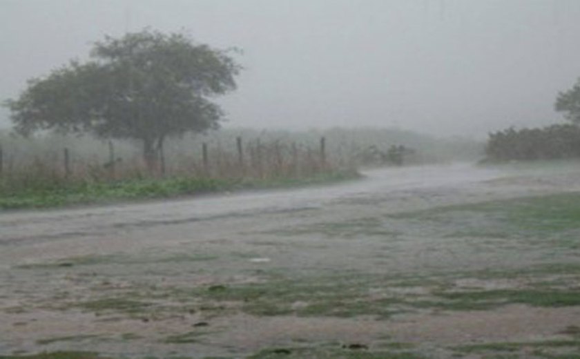 Secretaria alerta para previsão de volume de chuva elevado em Alagoas até sexta