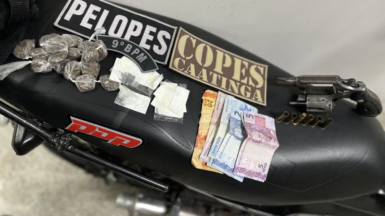 Em uma semana, PM apreende 20 armas e mais de 14 quilos de drogas