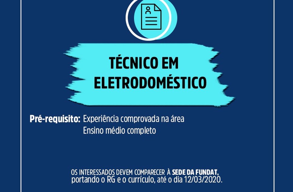 TEC EM ELETRODOMÉSTICO / Foto: Fundat
