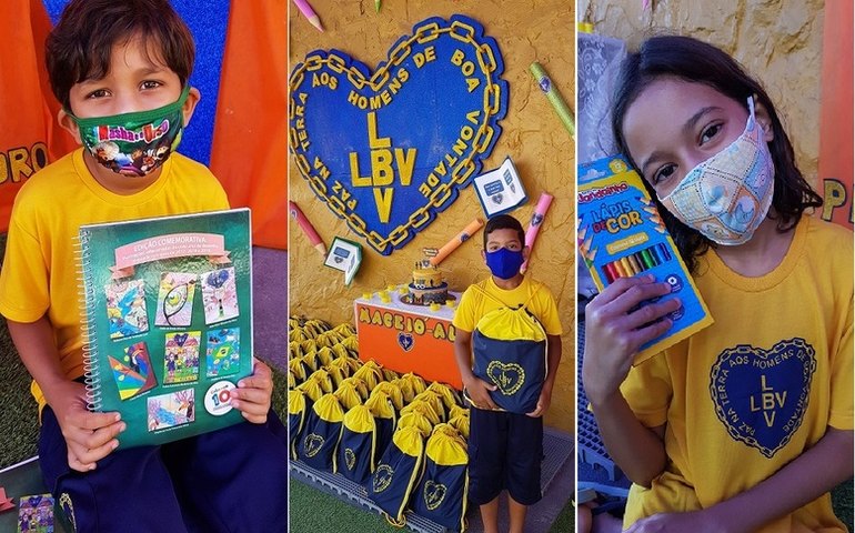 Campanha da LBV apoia alunos em situação de vulnerabilidade social em Alagoas