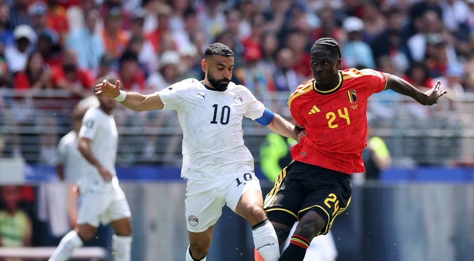 Egito e Bélgica empataram em 1 a 1 na abertura do Grupo G da Copa