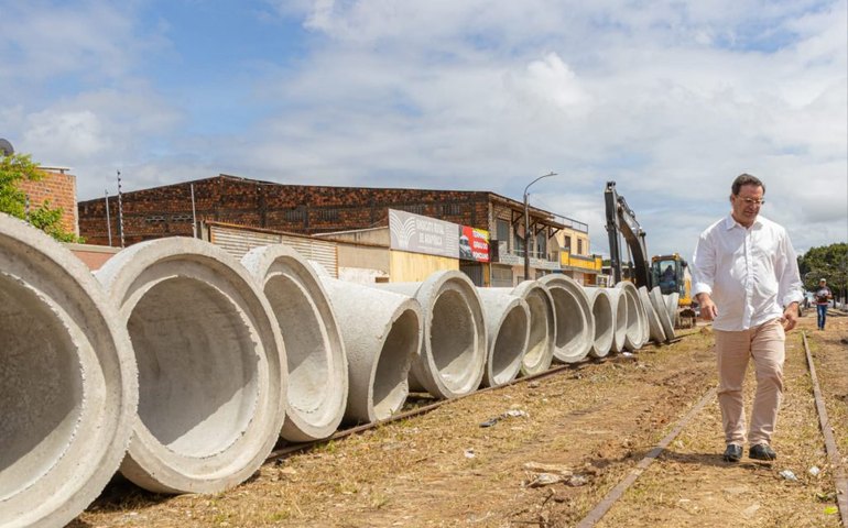 Prefeitura de Arapiraca inicia a sétima etapa da Ciclovia do Trabalhador na antiga estação ferroviária