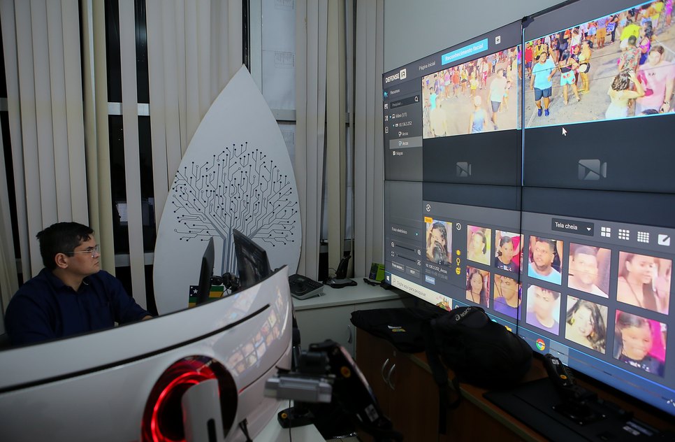 Tecnologia de reconhecimento facial é implementada para o Réveillon em Aracaju / Foto: Foto: SSP/Divulgação