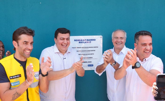 Inauguração da base em Rio Largo