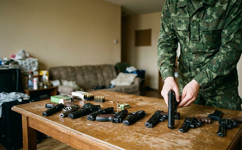 Polícia Militar apreende 13 armas em apartamento no bairro do Farol