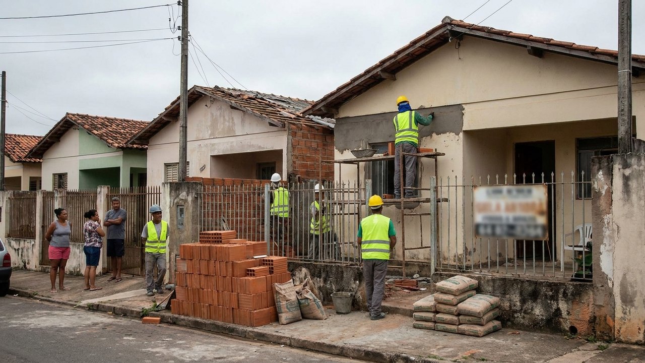 Governo avalia R$ 750 milhões para evitar paralisação do programa de reforma de casas antes das eleições