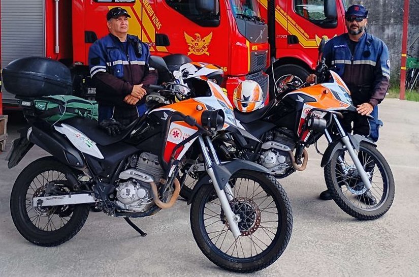 Samu 192 atua com eficiência em colisão entre moto e ambulância do município, em São Miguel dos Milagres