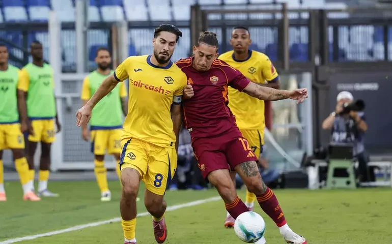 Roma sofre, bate Verona e cola no Napoli na classificação geral