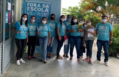 Educação de Branquinha realiza busca ativa de estudantes