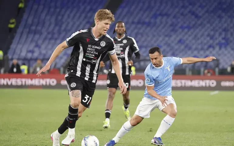 Lazio e Udinese empatam em jogo eletrizante na Série A