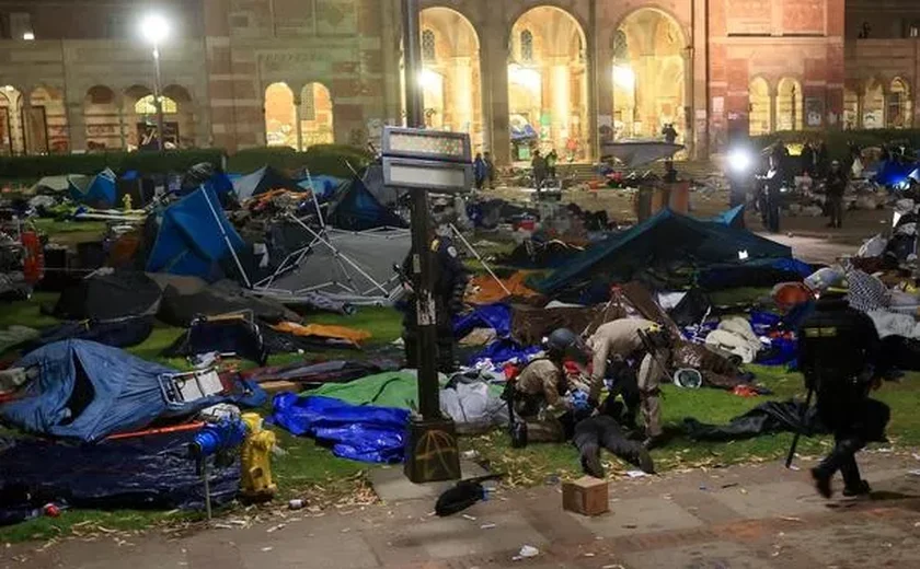 Primeira prisão em caso de violência em protesto na UCLA