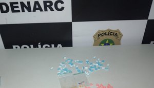Jovem é preso com 267 comprimidos de ecstasy e drogas sintéticas em Aracaju / Foto: Foto: SSP/SE