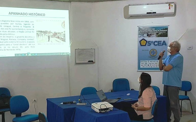 Projeto de expansão do VLT em Maceió é apresentado à diretoria do Clube de Engenharia de Alagoas