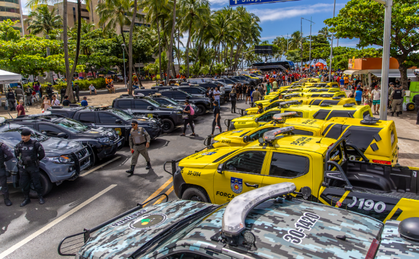Alagoas realiza maior investimento em segurança da história e entrega mais de 100 novas viaturas à PM