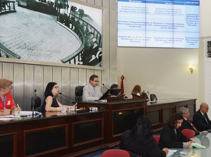 Deputados estaduais conhecem Plano Estadual de Saúde para os próximos 4 anos