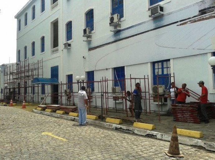 Reeducandos revitalizam prédio da Secretaria de Agricultura