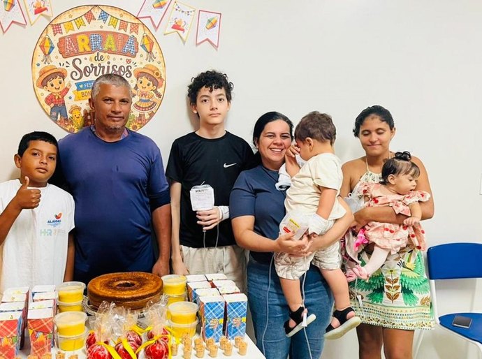 Alegria e acolhimento marcam São João da Pediatria no Hospital Regional de Palmeira dos Índios