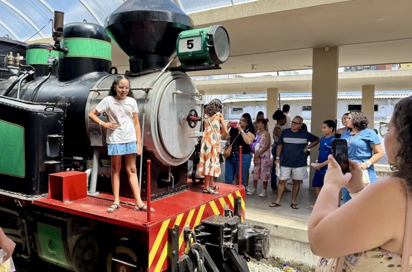 Cultura, aprendizado e alegria marcaram o primeiro passeio do Trem das Crianças