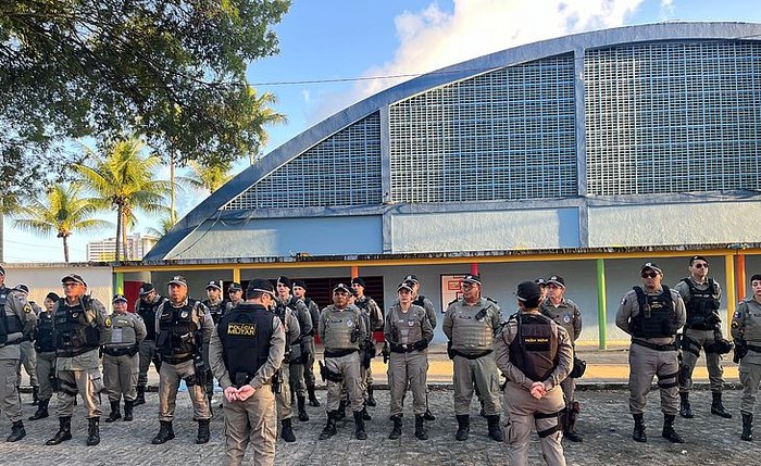 Políciais militares no CEPA