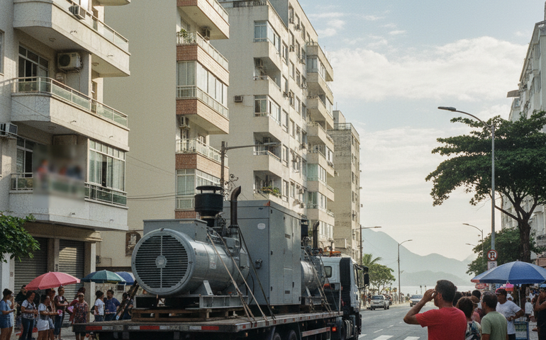Light inicia retirada de geradores do Leme e Copacabana após furto de cabos