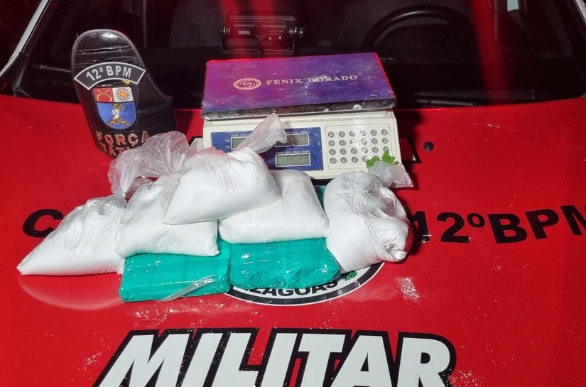Ação integrada entre SSP, PM e MP apreende 7,5kg de cocaína em Maceió