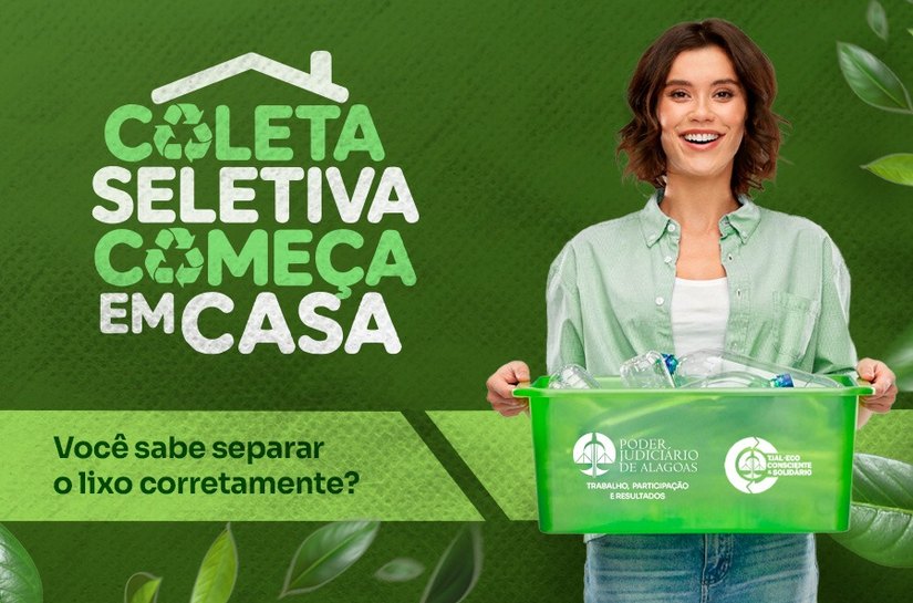 Em nove anos, TJAL encaminha mais de 170 toneladas de material para reciclagem