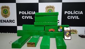 Motorista é preso por transportar 10 kg de maconha em Aracaju
