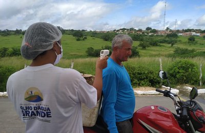 Prefeitura de Olho D'Água Grande implanta barreiras sanitárias para conter coronavírus