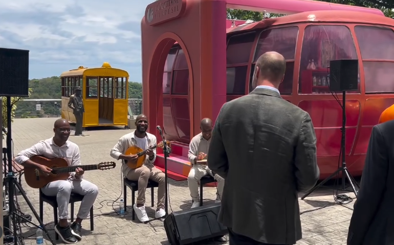 Quem são os músicos do interior do Rio que levaram choro e samba à recepção do príncipe William no Pão de Açúcar