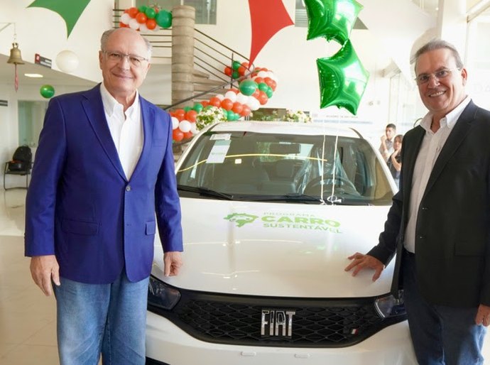 Alckmin comemora alta de 32,9% na venda de veículos populares desde o lançamento do Carro Sustentável