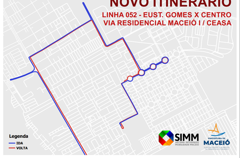 Linha 052 – Eustáquio Gomes/Centro vai atender moradores do Maceió I
