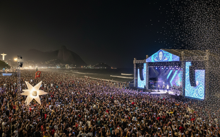 Réveillon 2026 no Flamengo: programação conta com shows de Moacyr Luz, Samba do Trabalhador e tributo a Raul Seixas