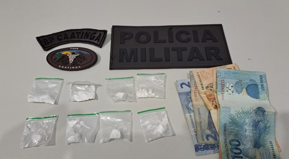 drogas policia militar / Foto: Reprodução: Foto PM