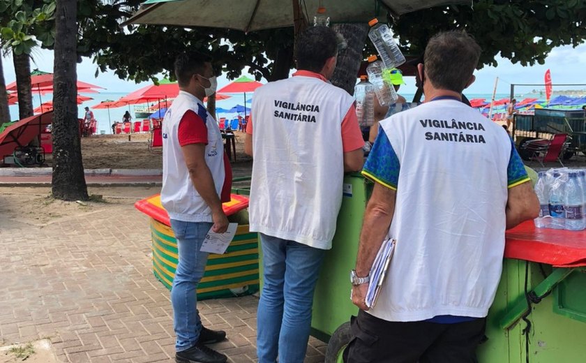 Operação Verão' da Vigilância Sanitária amplia fiscalização na venda de alimentos na orla de Maceió